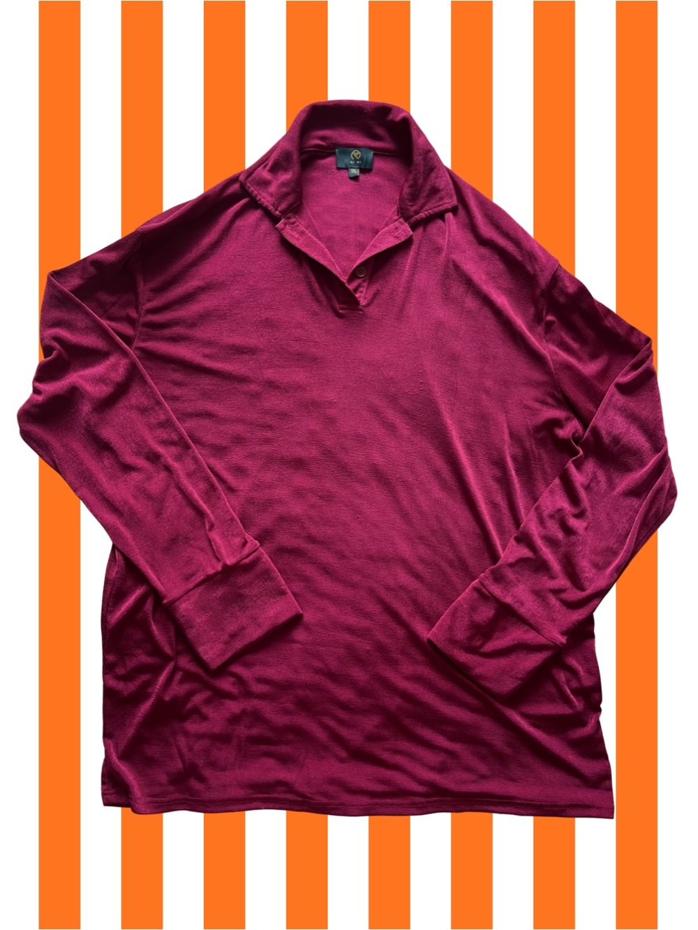 RI MI Magenta Polo Shirt